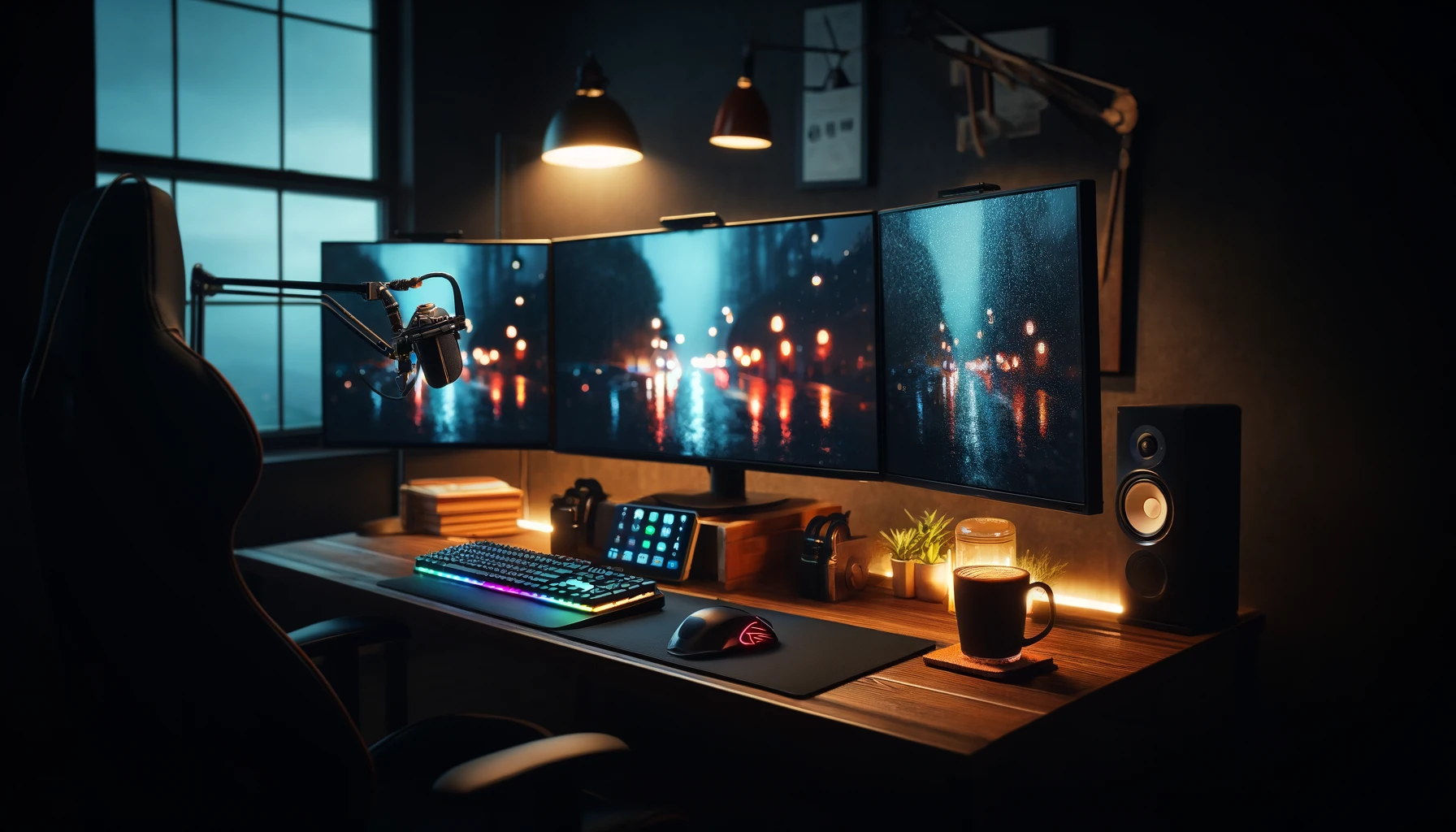 Cozy Desk Background
